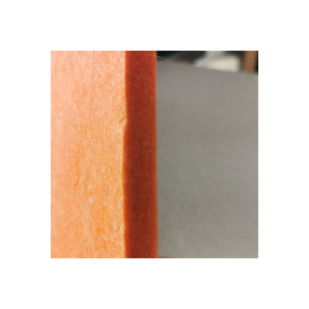 ROUND POLYESTER PINBOARD | 600mm | Orange - Cafe Supply