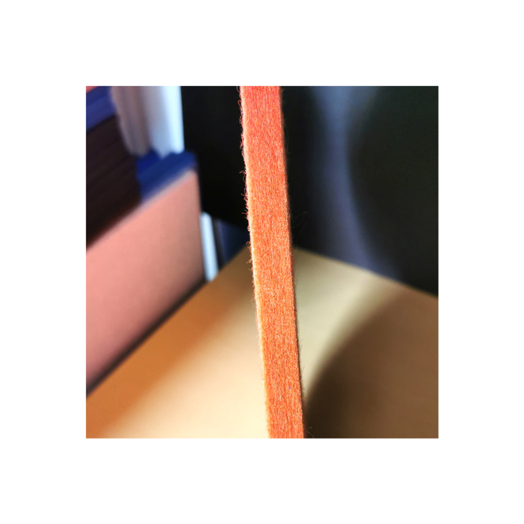 ROUND POLYESTER PINBOARD | 600mm | Orange - Cafe Supply