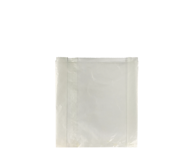 #3 Small Flat Transparent Paper Bag Size: 240mm x 200mm - Cafe Supply