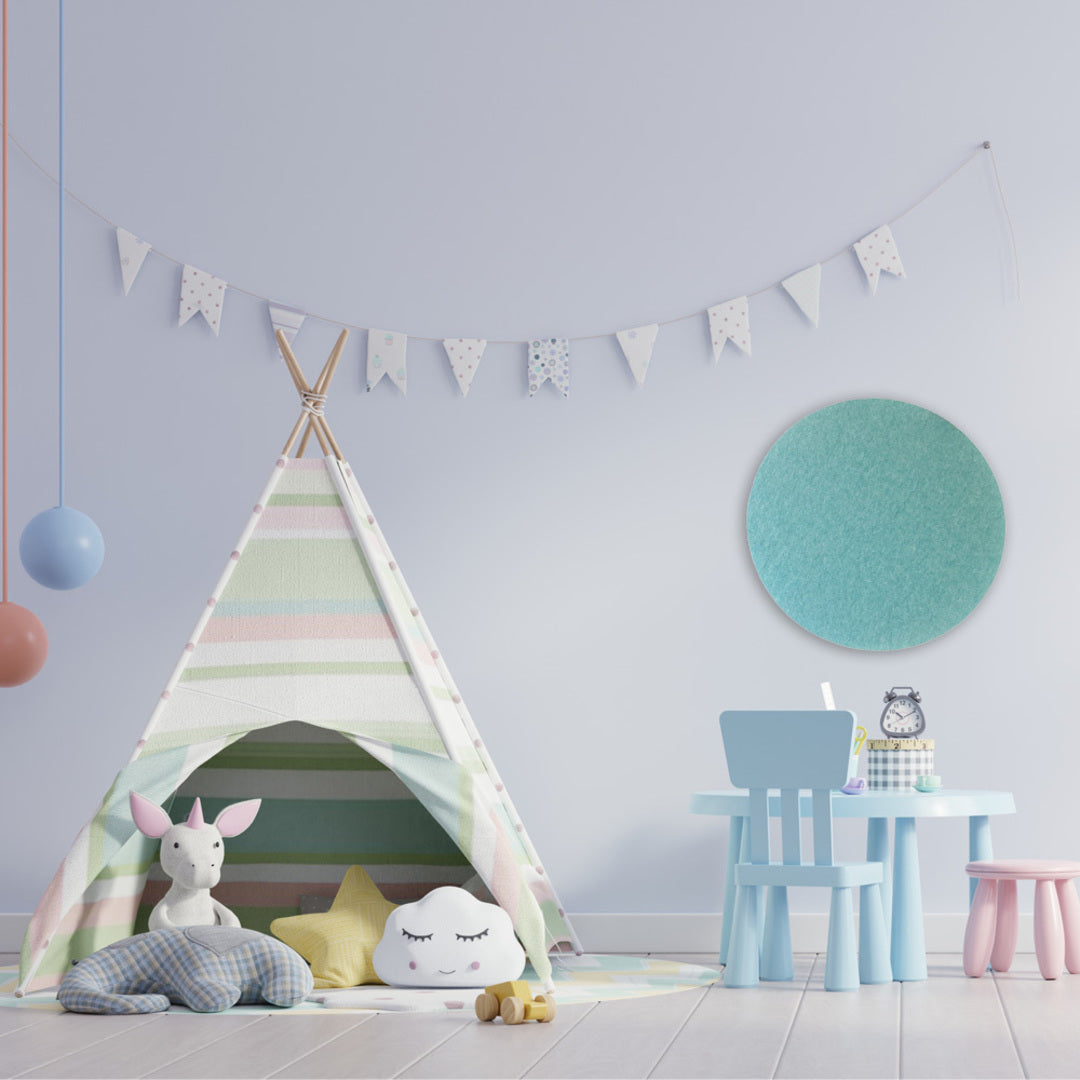 ROUND POLYESTER PINBOARD | 600mm | Atlantic - Cafe Supply