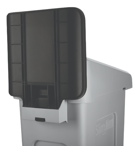 Rubbermaid SLIM JIM® Recycling Station Billboard - Cafe Supply