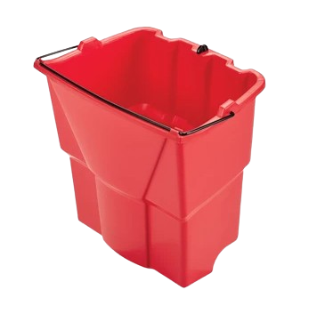 Rubbermaid Dirty Water Bucket for Wavebreak Combo - Red - Cafe Supply