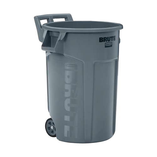 Rubbermaid BRUTE® Wheeled Container, 166L Gray - Cafe Supply