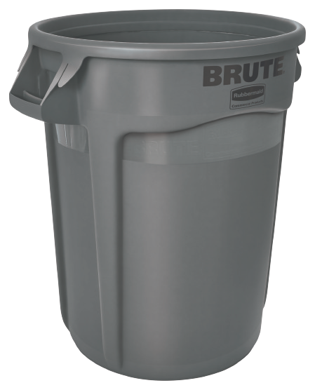 Rubbermaid BRUTE® Container 121.1L - Gray - Cafe Supply