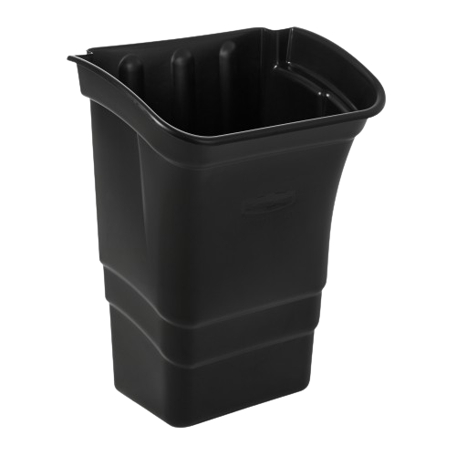 Rubbermaid Refuse Bin - 30.3L - Black (for Utility Carts) - Cafe Supply