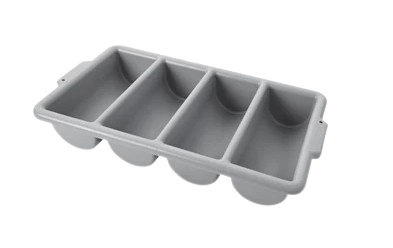 Rubbermaid Cutlery Bin Gray - Cafe Supply