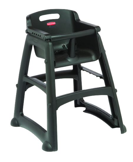 Rubbermaid STURDY CHAIR™ Youth Seat with Microban - Black - Cafe Supply