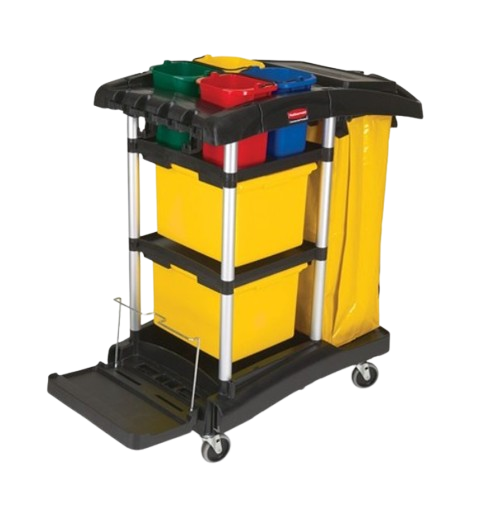 Rubbermaid Heavy Duty Pails 4.8L Set of Blue/Red/Yellow/Green - Cafe Supply