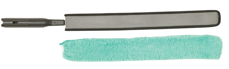 Rubbermaid Quick Connect Flexi Wand with Dusting Sleeve, Green - Cafe Supply