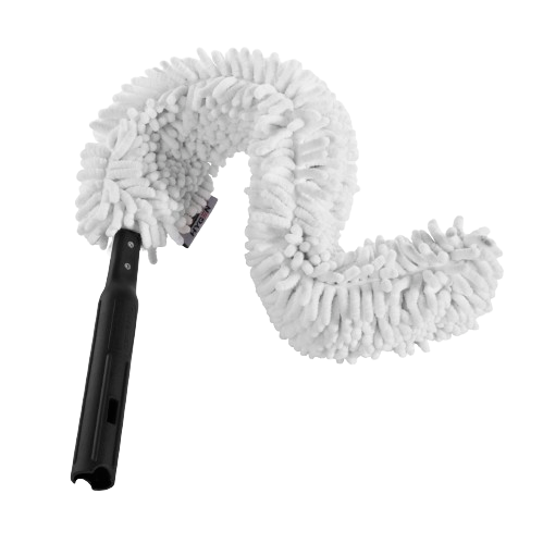Rubbermaid Quick Connect Flexi Wand with Dusting Sleeve, White - Cafe Supply