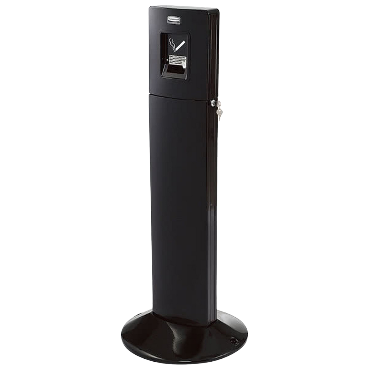 Rubbermaid Metropolitan Smokers Pole, Black - Cafe Supply