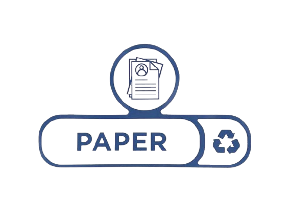 RCP Slim Jim Recycling Station Billboard Label - Cafe Supply