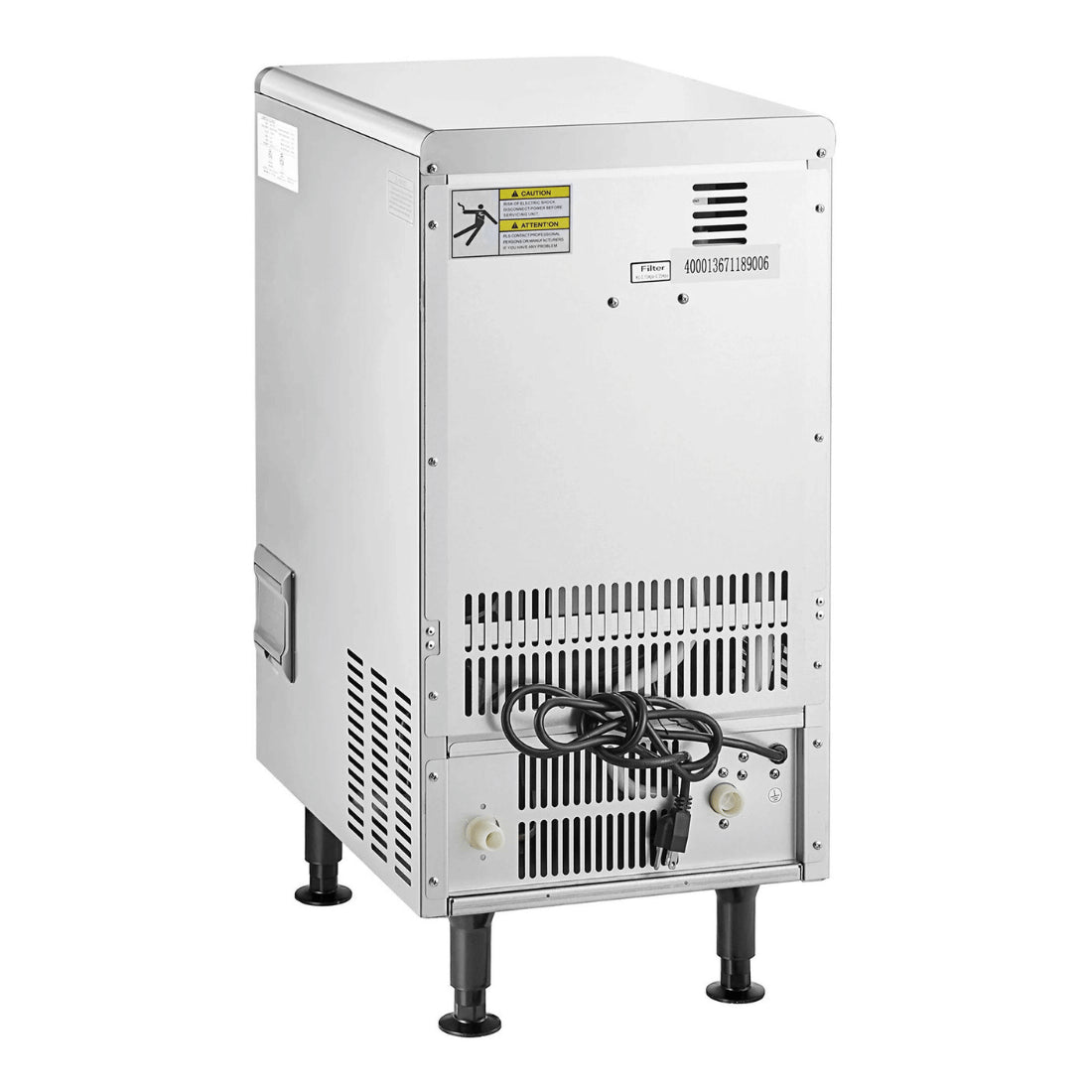 SN-25C Underbench Bullet Ice Maker - 25kg Capacity for High Hardness Ice Production - Cafe Supply