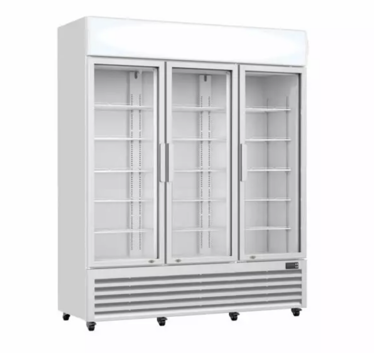 Three Glass Door Colourbond Upright Drink Fridge - Cafe Supply