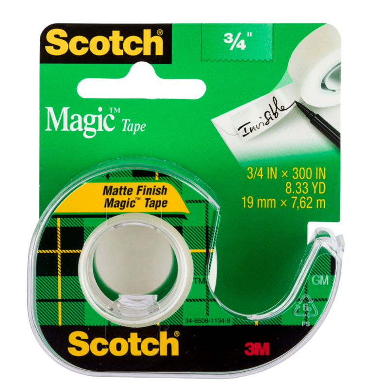 Scotch Magic Tape Dispenser 105 19mm x 7.62m - Cafe Supply