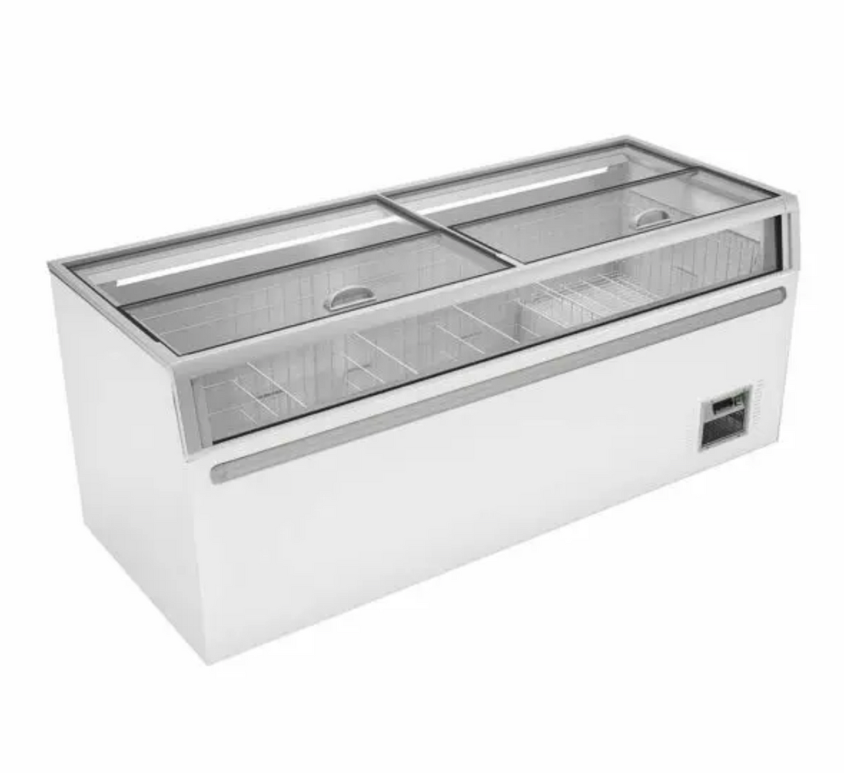 Thermaster Supermarket Island Freezer with Glass Sliding Lids - Cafe Supply