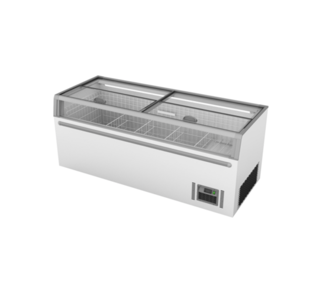 Thermaster Supermarket Island Freezer with Glass Sliding Lids - Cafe Supply