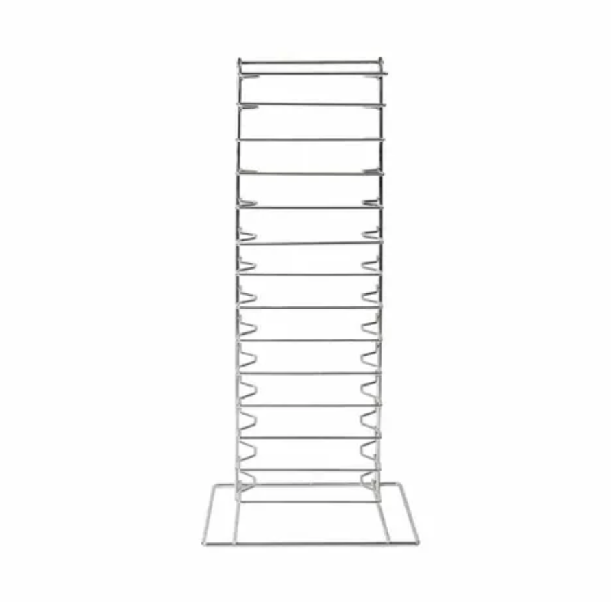 Pizza Pan Rack - Chrome-Plated Steel (11 or 15 Tiers) - Cafe Supply