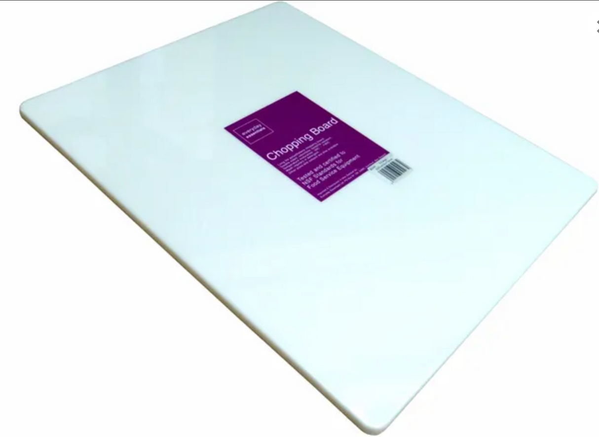 CHOPPING BOARD XL WHITE 505X400X13M - Cafe Supply