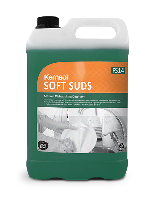 Kemsol Soft Suds Dishwashing Detergent 5L DGN - Cafe Supply