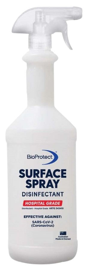 BioProtect Surface Spray Disinfectant 550ml Spray Bottle - Cafe Supply