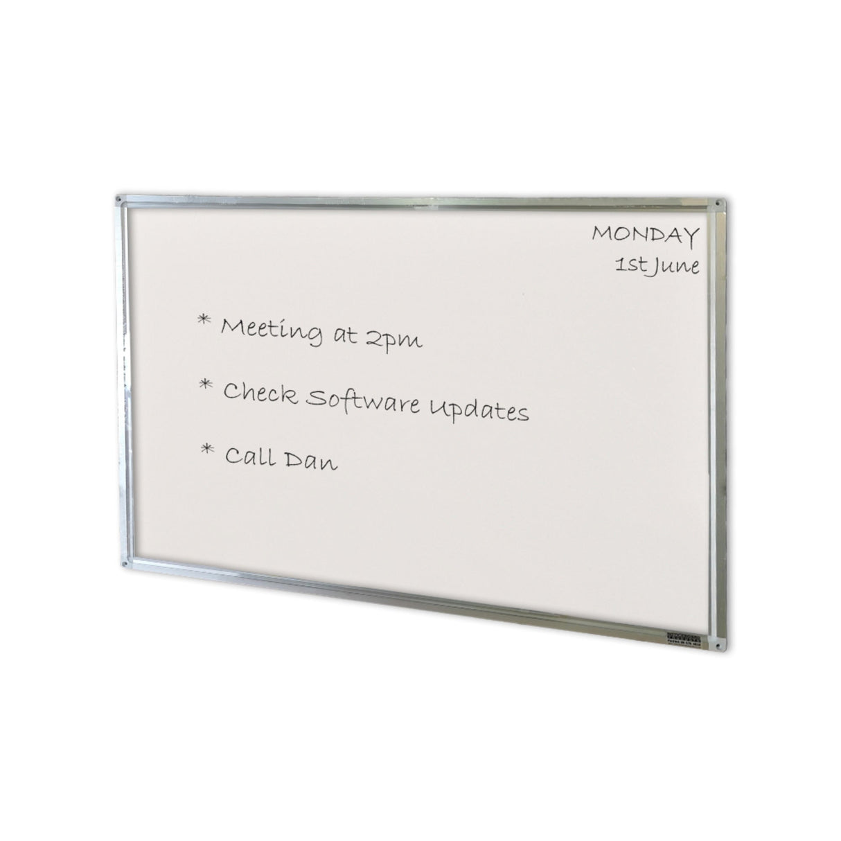 PORCELAIN WHITEBOARD | Aluminium Frame | Imported - Cafe Supply