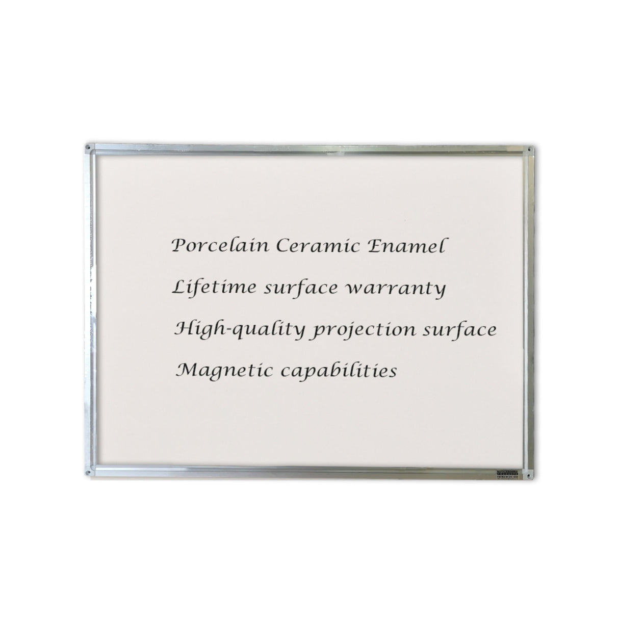 PORCELAIN WHITEBOARD | Aluminium Frame | Imported - Cafe Supply