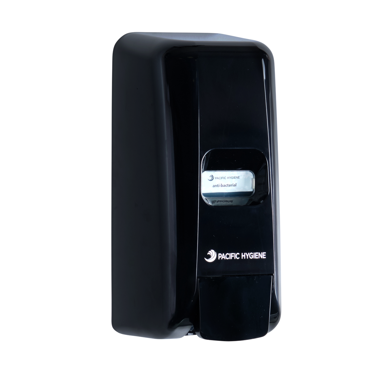 Pacific Hygiene 1L Soap & Sanitiser Dispenser - Black - Cafe Supply