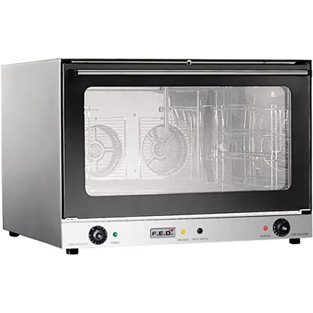 ConvectMax Heavy Duty Stainless Steel Convection Oven w/ Press Button Steam YXD-8A/15E - Cafe Supply