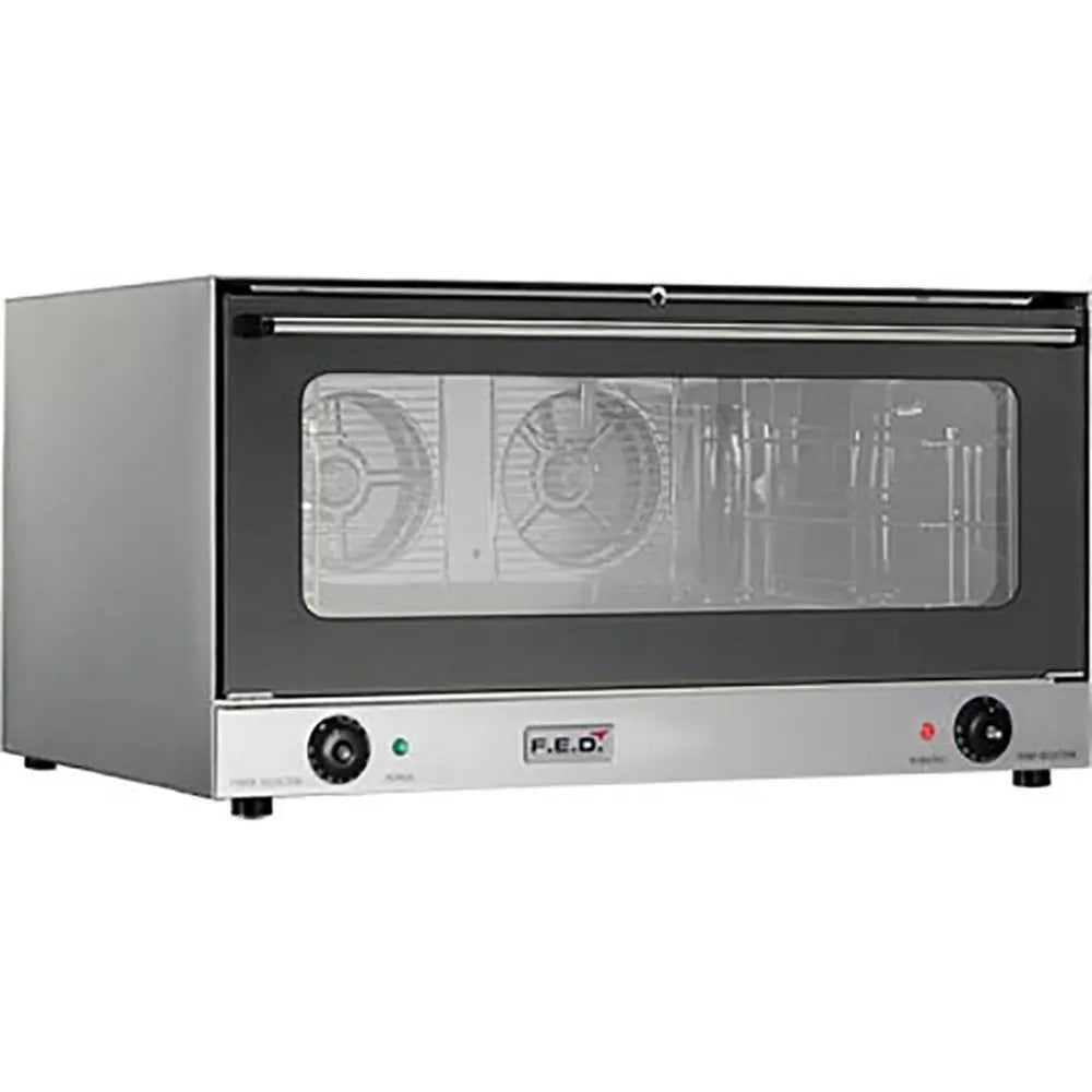 ConvectMax Heavy Duty Stainless Steel 240V/15A Convection Oven YXD-8A-3E - Cafe Supply