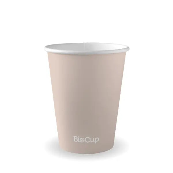 390ml / 12oz (90mm) Stone Single Wall BioCup - Cafe Supply