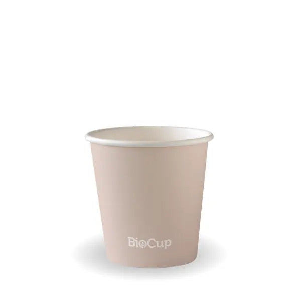 120ml / 4oz (63mm) Stone Single Wall BioCup - Cafe Supply