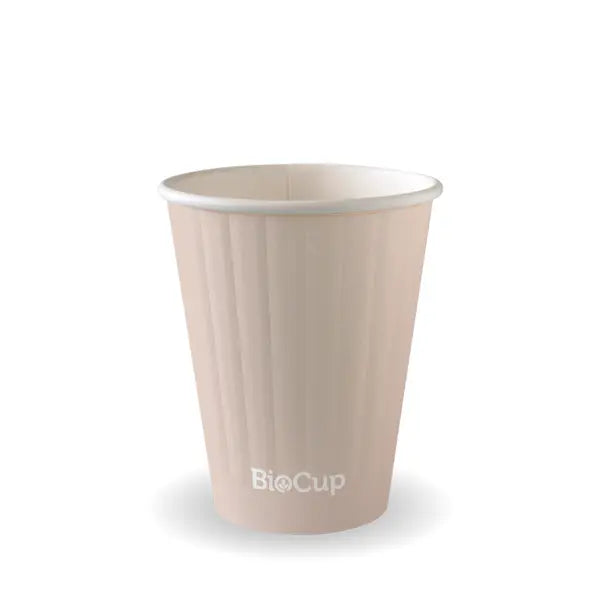 255ml / 8oz (80mm) Stone Double Wall Biocup - Cafe Supply