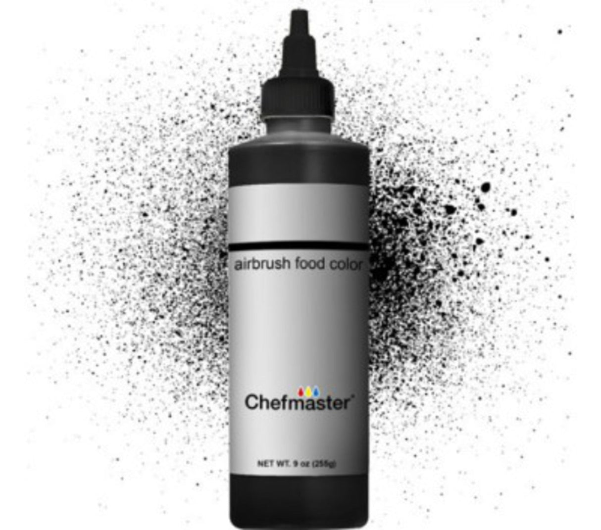 Chefmaster Airbrush Liquid Black 9oz - Cafe Supply