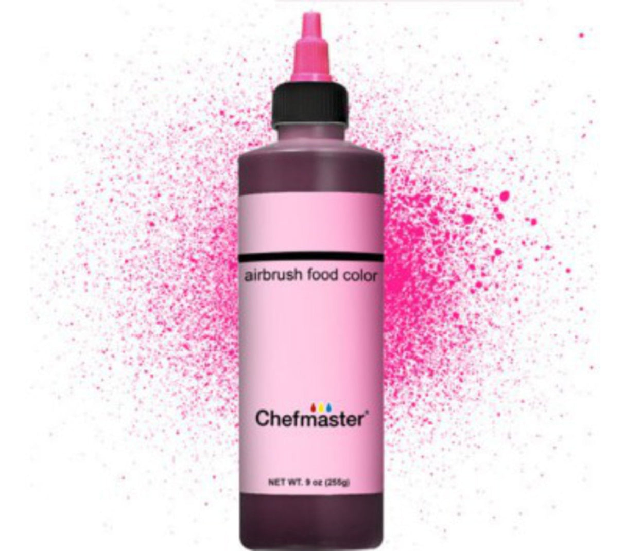 Chefmaster Airbrush Liquid Deep Pink 9oz - Cafe Supply