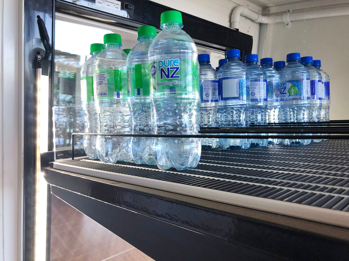 Glass Door Inserts, Gravity Shelf - Cafe Supply