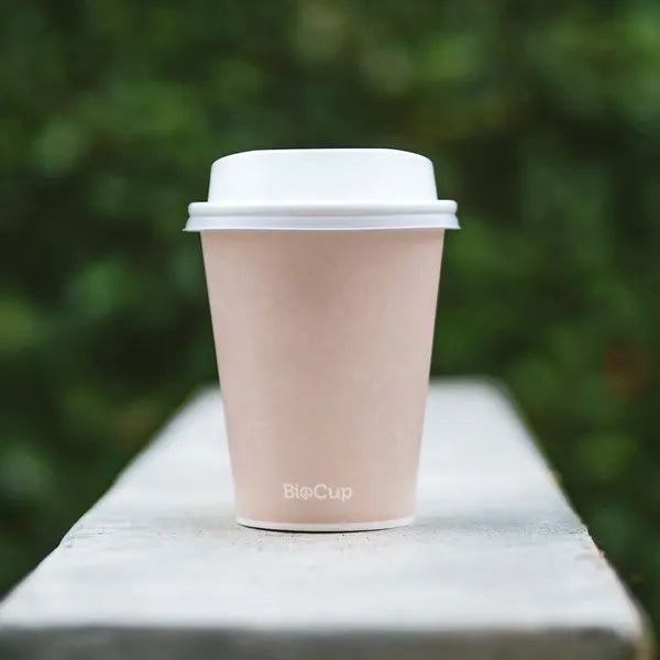 390ml / 12oz (90mm) Stone Single Wall BioCup - Cafe Supply