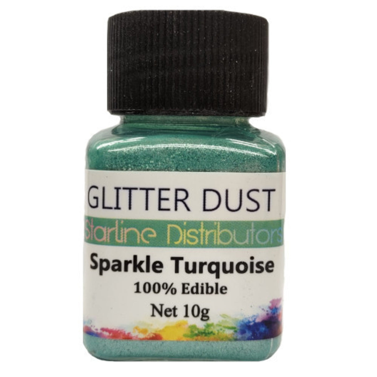 Glitter Dust - Sparkle Turquoise 10gm (100% Edible) - Cafe Supply