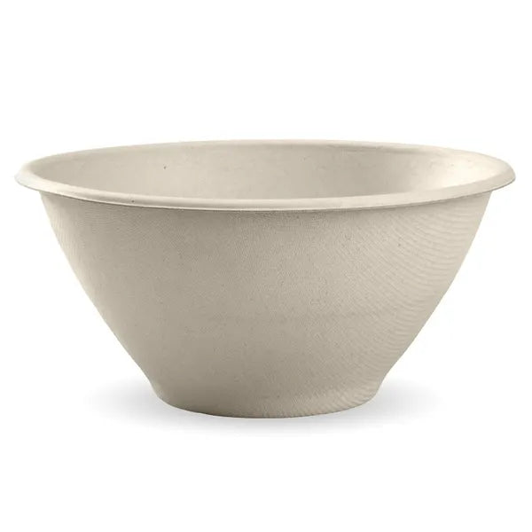 1,420ml / 48oz Natural Plant Fibre BioBowl - Cafe Supply