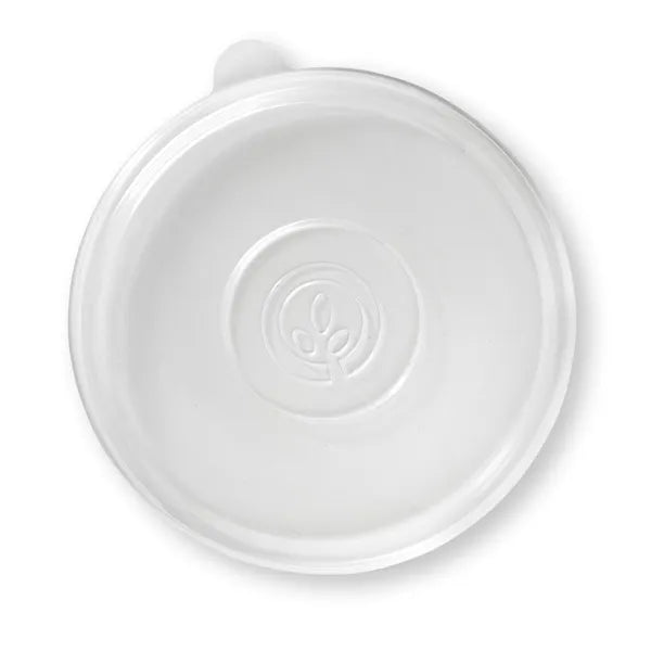 800-1,420ml / 24-48oz Clear PP BioBowl Lid - Cafe Supply