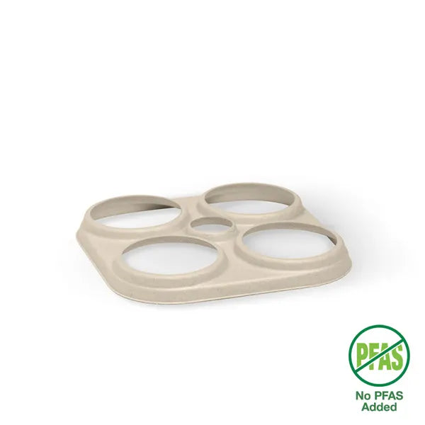 4-Pack Plant Fibre Beer Ring Holder - Cafe Supply