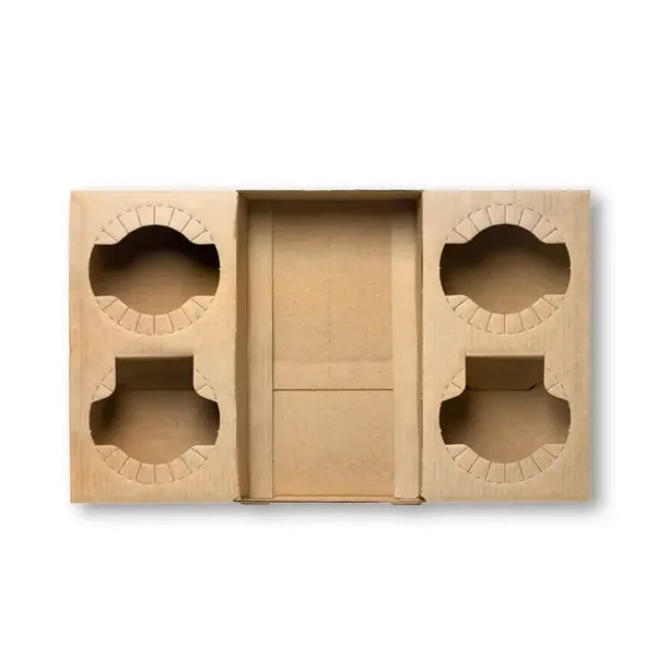 2 & 4 Cup BioCup Paper Tray - Cafe Supply