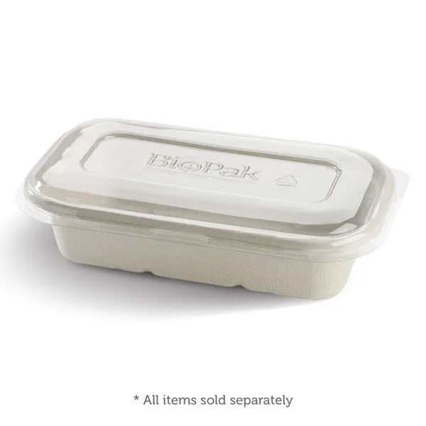 1,000ml White Plant Fibre Takeaway Base - Cafe Supply