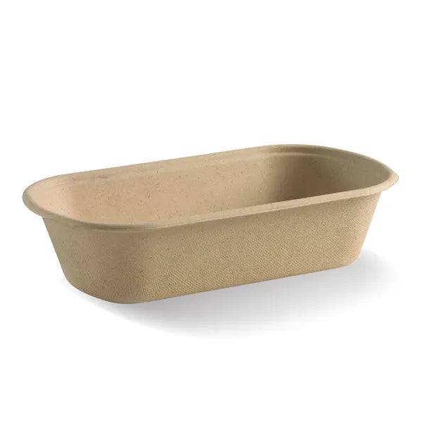 1,000ml Plant Fibre Tray - Cafe Supply