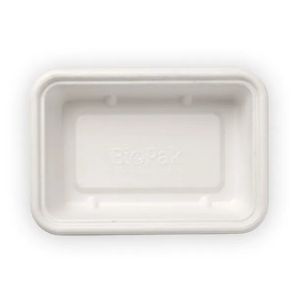 500ml White Plant Fibre Takeaway Base - Cafe Supply