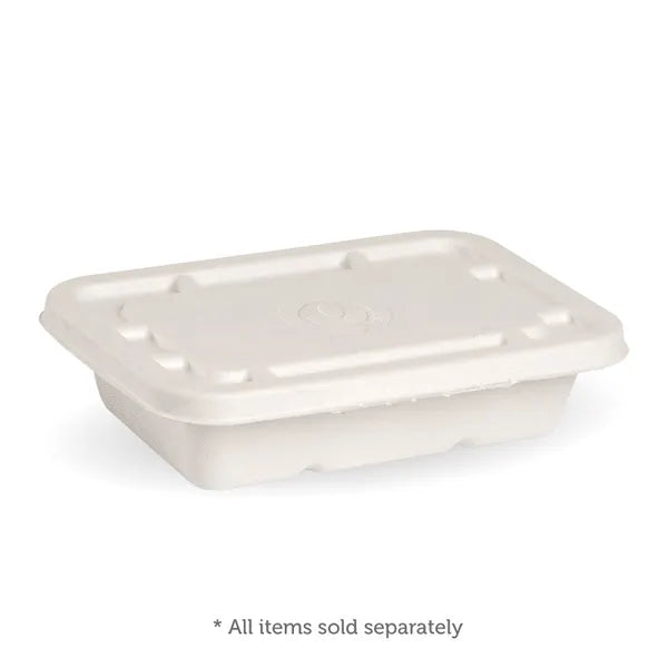 500ml White Plant Fibre Takeaway Base - Cafe Supply