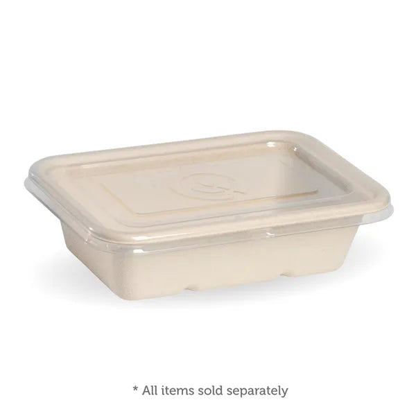 600ml Natural Plant Fibre Takeaway Base - Cafe Supply