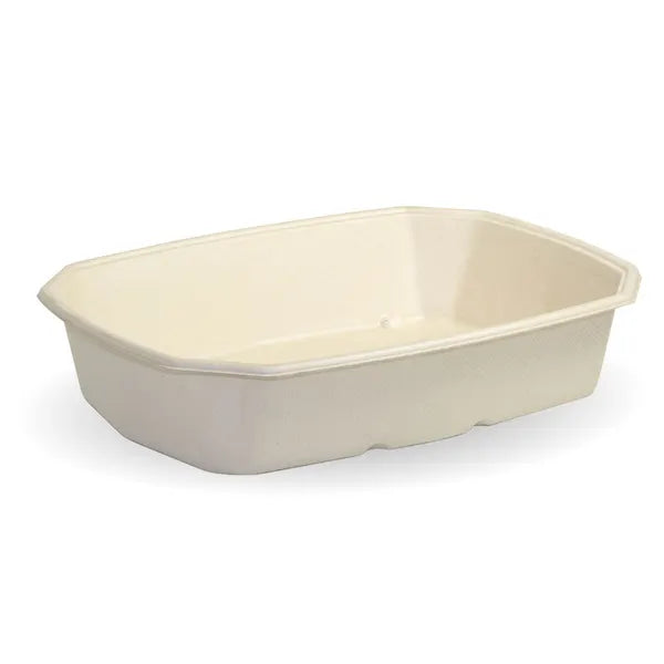 950ml Natural Plant Fibre Octa Takeaway Base - Cafe Supply
