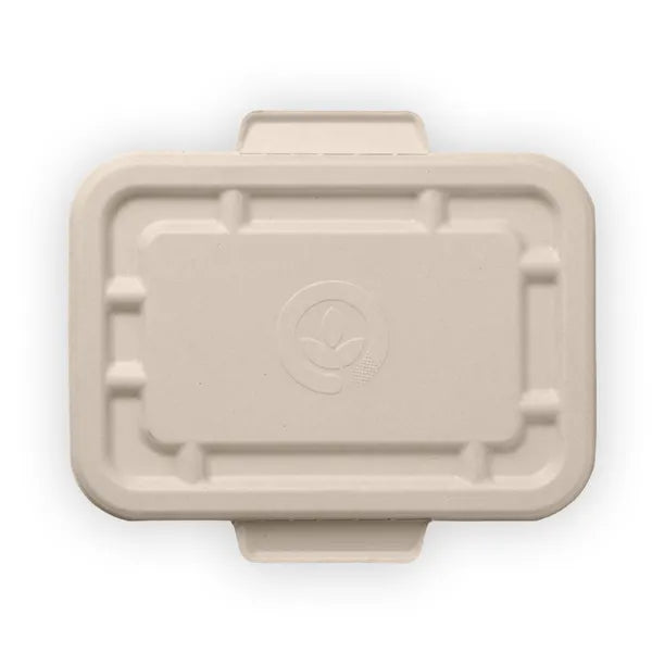 500ml & 600ml Natural Plant Fibre Takeaway Lid - Cafe Supply
