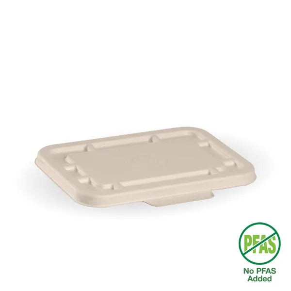 500ml & 600ml Natural Plant Fibre Takeaway Lid - Cafe Supply